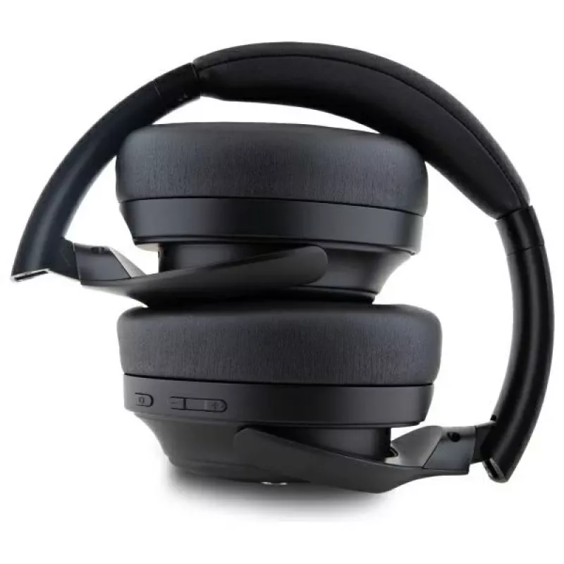 BMW Over-Ear Bluetooth-Kopfhörer mit aktiver Geräuschunterdrückung, Schwarz, Metall-Logos