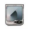 DKNY DKHCZF6PCPTSSP Schutzhülle für Samsung Galaxy Z Flip 6 - Pinkes Karomuster mit Streifen