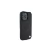 BMW BMHMP16L23RTPK iPhone 16 Pro 6.3 Black Hardcase Sign Leather Half Textured And Circle MagSafe