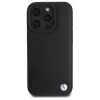 BMW BMHCP16X23RCGPK iPhone 16 Pro Max 6,9 inch Black Hardcase Sign Leather Crossing Lines Pattern