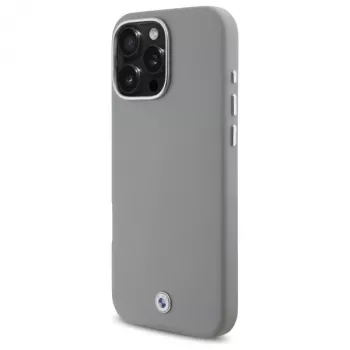 BMW M Collection Sign Full Wrapped Metal Hardcase für Apple iPhone 16 Pro Max 6,9 Zoll Grau MagSafe