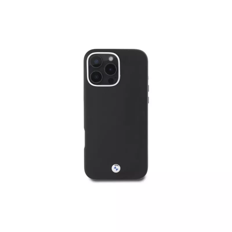 BMW BMHMP16X23PUFWK iPhone 16 Pro Max 6,9 inch Black Hardcase Sign Full Wrapped Metal MagSafe
