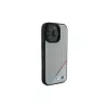 BMW M Perforated Tricolor Line Hardcase für Apple iPhone 16 Pro 6,3 Zoll Grau MagSafe