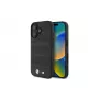 BMW M Collection Perforated and Stitched Line Hard Case für iPhone 16 6,1 Zoll - Schwarz