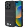 BMW M Perforated And Stitched Line MagSafe Hard Case für iPhone 16 Pro Max 6.9 Schwarz