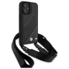 BMW BMHCP16M23PSCCK iPhone 16 Plus 6.7 Black Hardcase M Edition Carbon Stripe & Strap