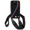 BMW BMHCP16X23PSVTK iPhone 16 Pro Max 6,9 Zoll Black Hardcase M Edition Carbon Tricolor Lines & Strap