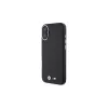 BMW M Collection Smooth Full Wrapped Metal MagSafe Hard Case für Apple iPhone 16 - Schwarz
