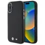 BMW M Collection Smooth Full Wrapped Metal MagSafe Hard Case für iPhone 16 Plus 6,7 inch - Schwarz