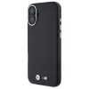 BMW M Collection Smooth Full Wrapped Metal MagSafe Hard Case für iPhone 16 Plus 6,7 inch - Schwarz