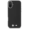 BMW M Collection Smooth Full Wrapped Metal MagSafe Hard Case für iPhone 16 Plus 6,7 inch - Schwarz
