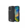 BMW M Collection Smooth Full Wrapped Metal MagSafe Hard Case für Apple iPhone 16 Pro 6,3 Zoll - Schwarz