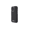 BMW M Collection Smooth Full Wrapped Metal MagSafe Hard Case für Apple iPhone 16 Pro 6,3 Zoll - Schwarz