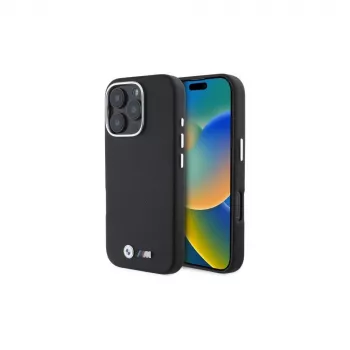 BMW M Edition Kevlar Wrapped Metal Hard Case für Apple iPhone 16 Pro Max 6,9 inch - Schwarz