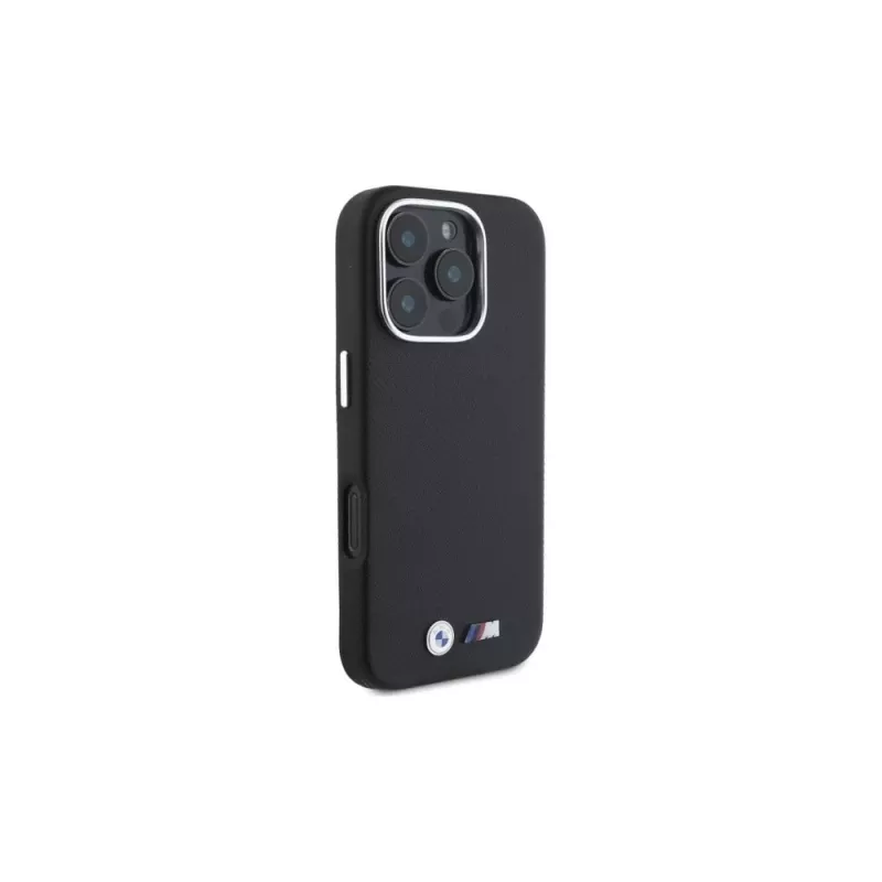 BMW M Edition Kevlar Wrapped Metal Hard Case für Apple iPhone 16 Pro Max 6,9 inch - Schwarz