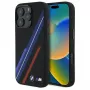 BMW BMHMP16X23SSPK Hardcase Silikon MagSafe Case für iPhone 16 Pro Max 6,9 Zoll Schwarz Random Lines