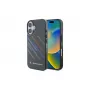 BMW BMHCP16M23HTRAK Hardcase für iPhone 16 Plus 6,7 Zoll Schwarz Motorsport IML Random Stripes