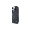 BMW Motorsport IML Random Stripes Hard Case für Apple iPhone 16 Pro 6,3 Zoll - Schwarz