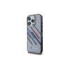 BMW Motorsport Hard Case für iPhone 16 Pro 6,3 inch Grau IML Random Stripes