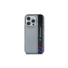 BMW Motorsport Hard Case für Apple iPhone 16 Pro 6,3 Zoll Grau IML Vertical Stripe