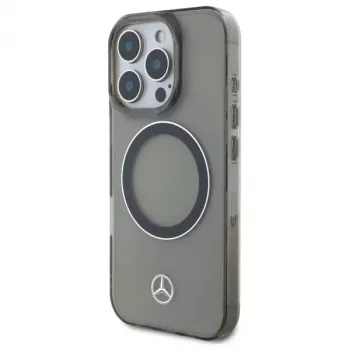 Mercedes-Benz iPhone 16 Pro Max 6,9 Zoll Hardcase Silberring MagSafe Schwarz