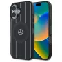 Mercedes-Benz MEHMP16S23HRSK Double Layer Crossed Lines Hardcase für iPhone 16 6,1 Zoll Schwarz MagSafe