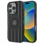 Mercedes-Benz MEHMP16L23HRSK iPhone 16 Pro 6,3 inch Black Hardcase Double Layer Crossed Lines MagSafe