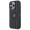 Mercedes-Benz MEHMP16L23HRSK iPhone 16 Pro 6,3 inch Black Hardcase Double Layer Crossed Lines MagSafe