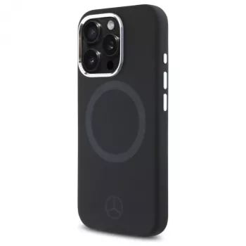 Mercedes-Benz MEHMP16L23SUTTK iPhone 16 Pro 6,3 Zoll Black Hardcase Silikon Tonal Logo MagSafe