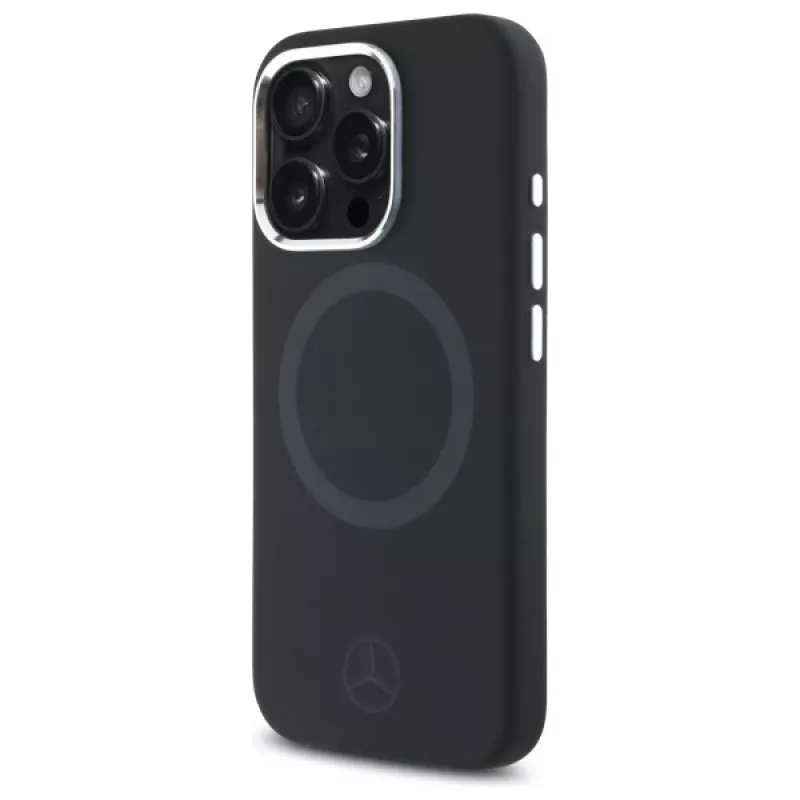 Mercedes-Benz MEHMP16L23SUTTK iPhone 16 Pro 6,3 Zoll Black Hardcase Silikon Tonal Logo MagSafe