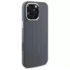 Mercedes-Benz iPhone 16 Pro Max 6,9 Zoll Hardcase Silikon Grau Vertical Tonal Stripes MagSafe