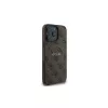 Guess 4G Ring Classic Logo MagSafe Case für iPhone 16 Pro (Braun)