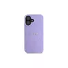 Guess GUHMP16MPSAPSMEU iPhone 16 Plus 6,7 Zoll Lila Hardcase Saffiano Peony Classic Logo MagSafe