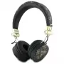 Guess 4G Triangle Round Shape kabellose Kopfhörer, Bluetooth, ENC, Schwarz