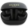 Guess Capsule Printed Logo - Bluetooth TWS ANC & ENC Ohrhörer mit Ladecase (Schwarz)