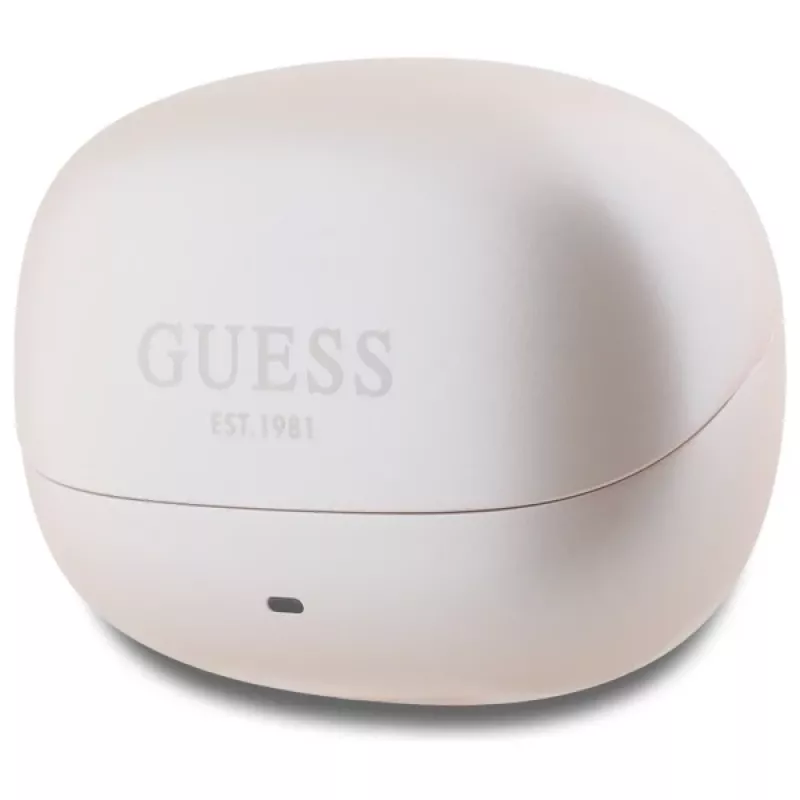 Guess Capsule Printed Logo – Bluetooth TWS ANC & ENC Kopfhörer + Ladeetui (Pink)