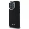 DKNY DKHMP16LPSCMCLK Hardcase für iPhone 16 Pro 6,3 Zoll Schwarz Schlichtes Silber-Logo MagSafe