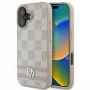 DKNY DKHCP16SPCPTSSP Hard Case für Apple iPhone 16 6,1 Zoll Pink Karomuster & Bedruckte Streifen