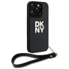 DKNY DKHCP16LPBSWSK iPhone 16 Pro 6,3 Zoll schwarze Hartschale mit Handschlaufe und Stock-Logo