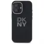 DKNY DKHCP16SSMCBSK iPhone 16 6.1 Hardcase Liquid Silicone Metal Logo Black