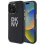 DKNY DKHCP16LSMCBSK Liquid Silicone Metal Logo Hard Case für Apple iPhone 16 Pro 6,3 Zoll Schwarz