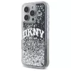 DKNY DKHCP16XLBNAEK iPhone 16 Pro Max 6,9 Zoll Hardcase Liquid Glitter Arch Logo Schwarz