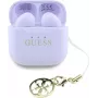 Guess Glossy Effect Printed Classic Logo & Charm TWS Earbuds Lavender
