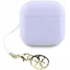 Guess Glossy Effect Printed Classic Logo & Charm TWS Earbuds Lavender