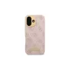 Guess GUHMP16SU4GPRP iPhone 16 6,1 Zoll Pink Hardcase mit 4G-Logo-Platte und MagSafe