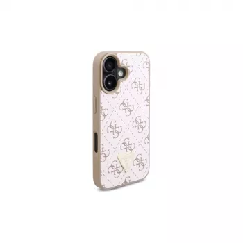 Guess GUHCP16SPG4GPH Hard Case für Apple iPhone 16 6,1 Zoll Weiß 4G Triangle