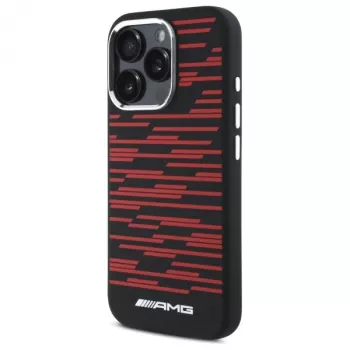 AMG AMHMP16X24SSRRK Hard Case für Apple iPhone 16 Pro Max 6,9 Zoll Silikon Graphics MagSafe Schwarz
