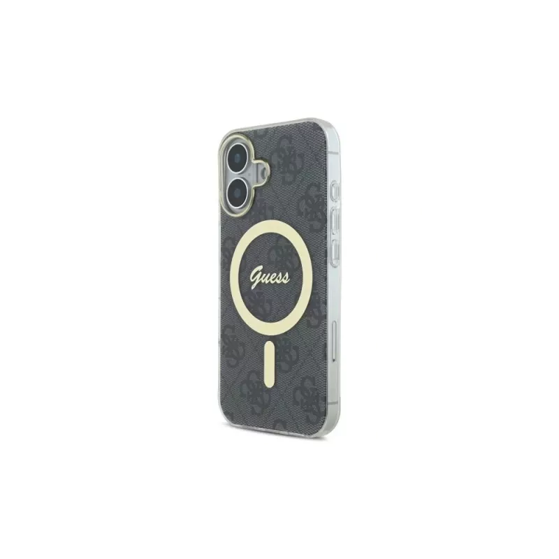 Guess GUHMP16MH4STK Hardcase für Apple iPhone 16 Plus 6,7 Zoll Schwarz IML 4G MagSafe
