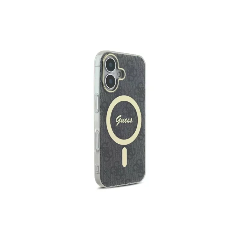 Guess GUHMP16MH4STK Hardcase für Apple iPhone 16 Plus 6,7 Zoll Schwarz IML 4G MagSafe