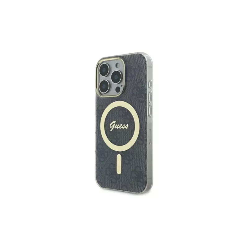 Guess GUHMP16XH4STK Hardcase für Apple iPhone 16 Pro Max 6,9 Zoll Schwarz IML 4G MagSafe